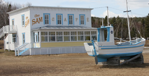 le cacf chez Sam Baie Sainte Catherine au Qubec