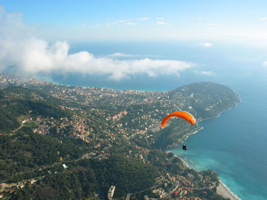 Parapente  Roquebrune cap Martin