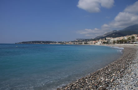 Plage de Menton