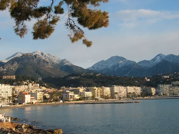 Bord de mer de Roquebrune